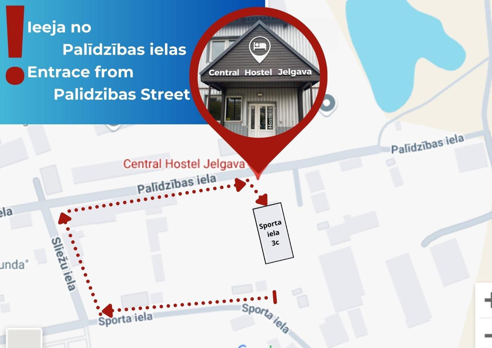 Central Hostel Jelgava Eksteriør billede